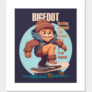 little bigfoot fun Posters and Art